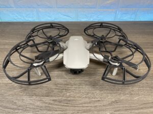 DJI Mavic Mini with propeller guards installed.