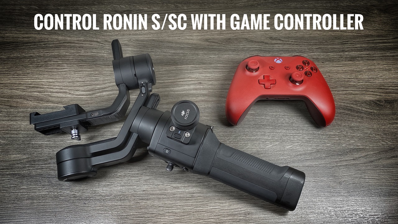 How to control your Ronin S or Ronin SC with A game Controller.