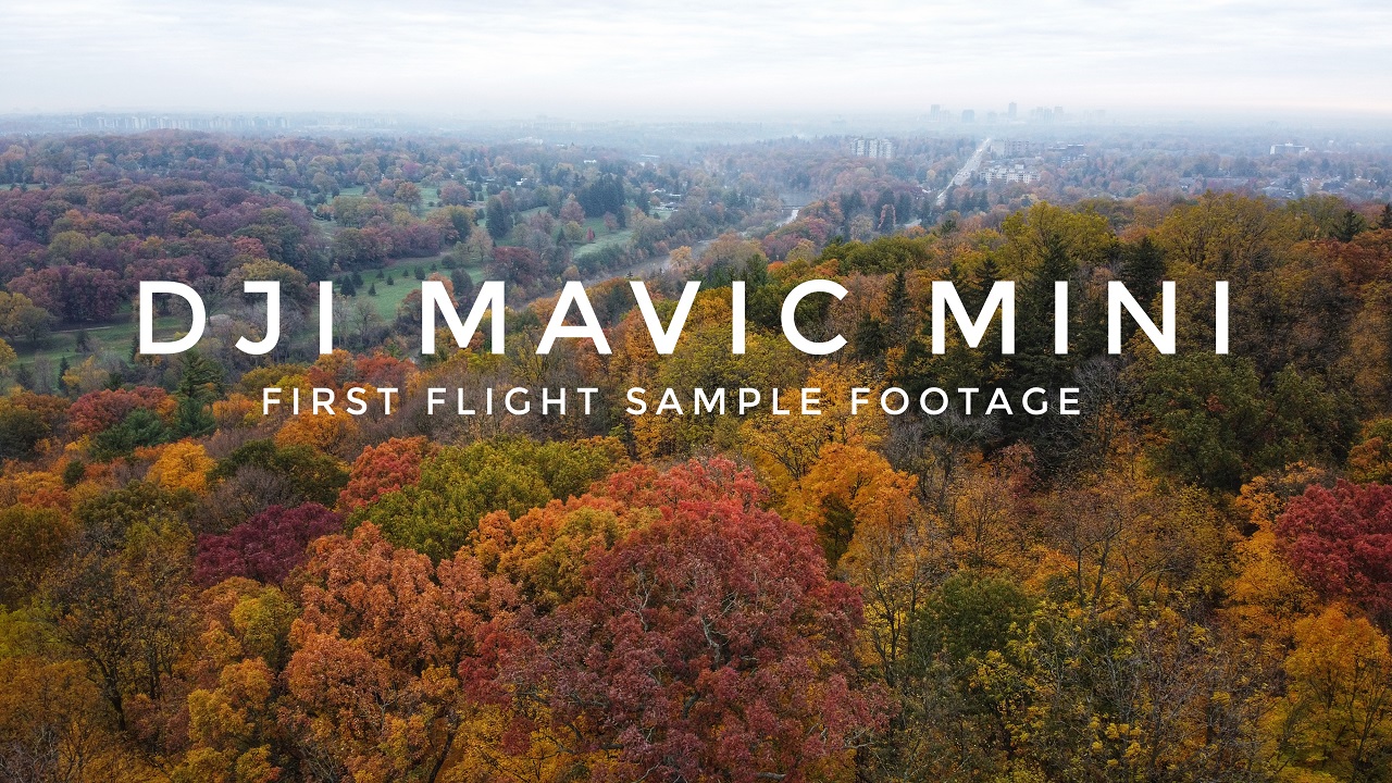 Some unedited sample footage of my first flight with the DJI Mavic Mini.