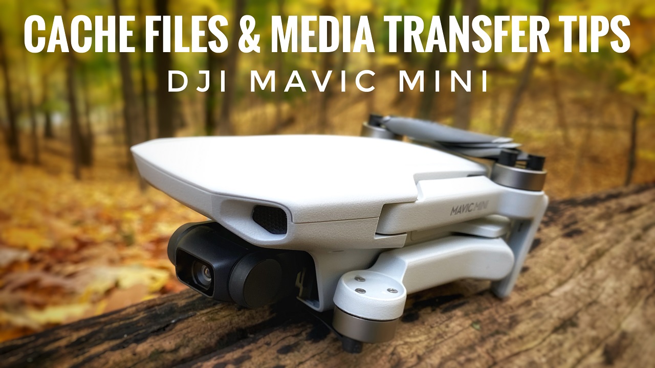 DJI Mavic Mini Cache Files Explained. How To Transfer Media.