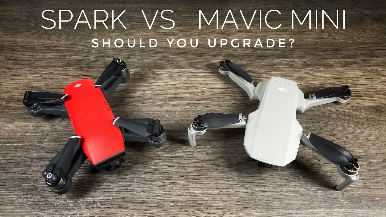 Comparing the DJI Mavic Mini to the DJI Spark.