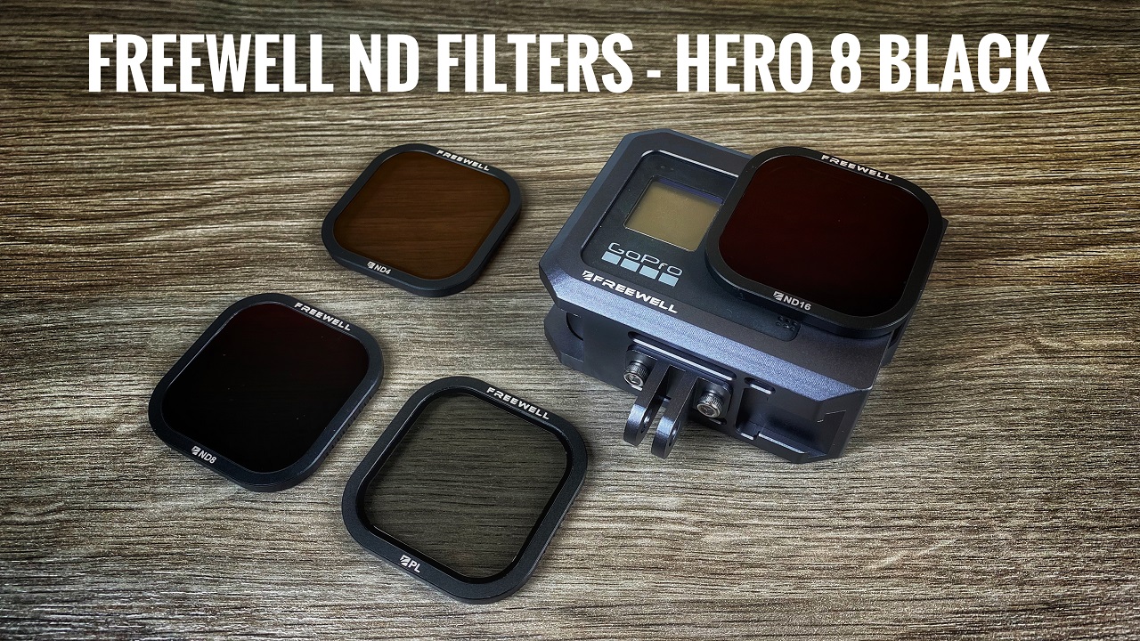 Freewell gear ND filters for the GoPro Hero 8 Black.