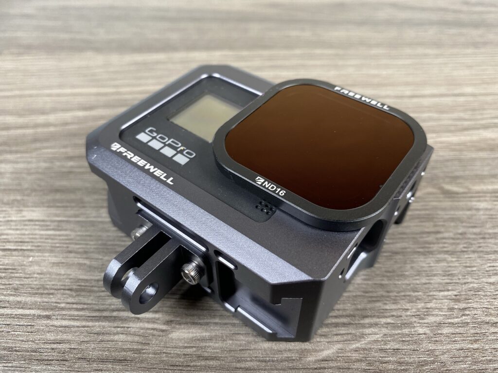Freewell gear ND filters for the GoPro Hero 8 Black.