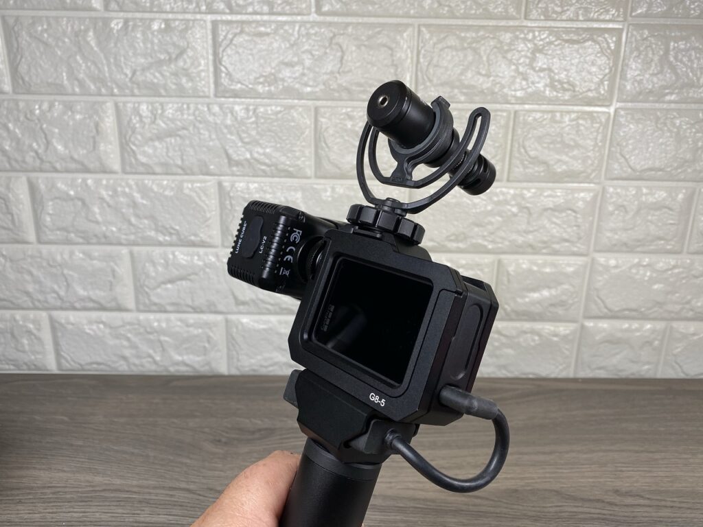 Ulanzi vlogging case for the Hero 8 Black.