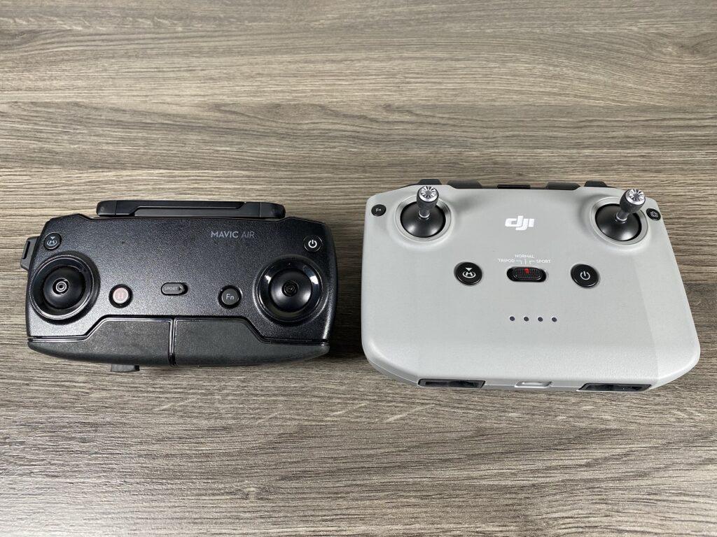 A closer look at the DJI Mavic Air 2 controller.