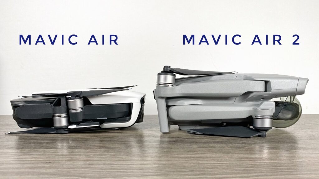The new DJI Mavic Air 2 compared to the Original Mavic Air.