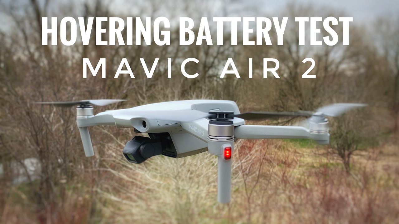 DJI Mavic Air 2 hovering battery test.