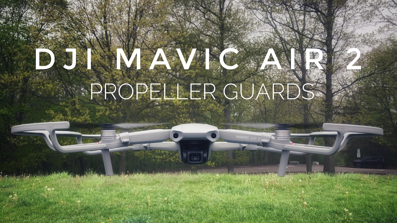 Test flight of the Mavic Air 2 propeller guards.