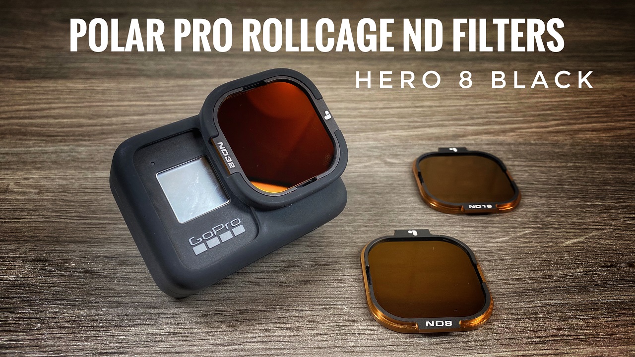 PolarPro RollCage ND filters for the Hero 8 Black