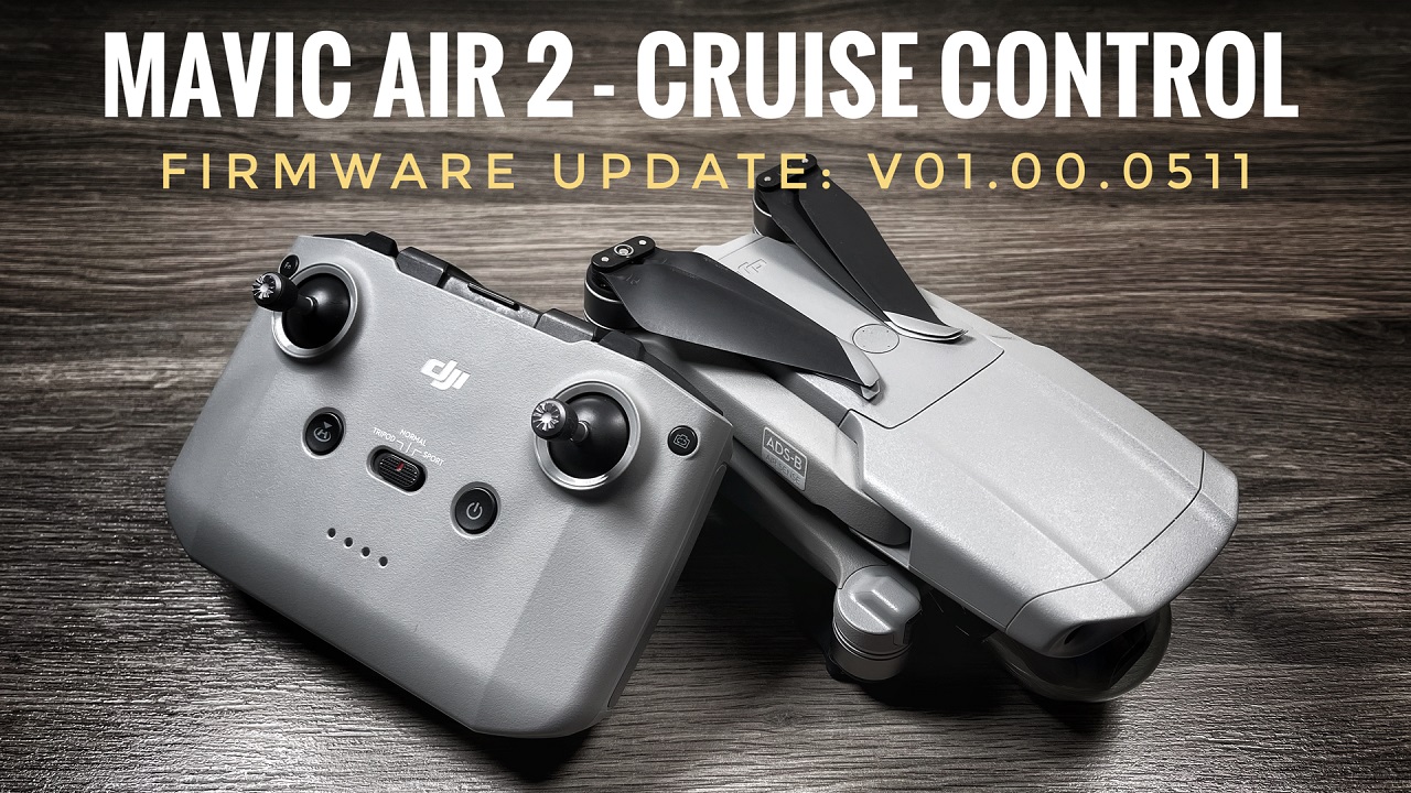 Testing out the new Cruise Control feature on the Mavic Air 2. Firmware Update v.01.00.0511