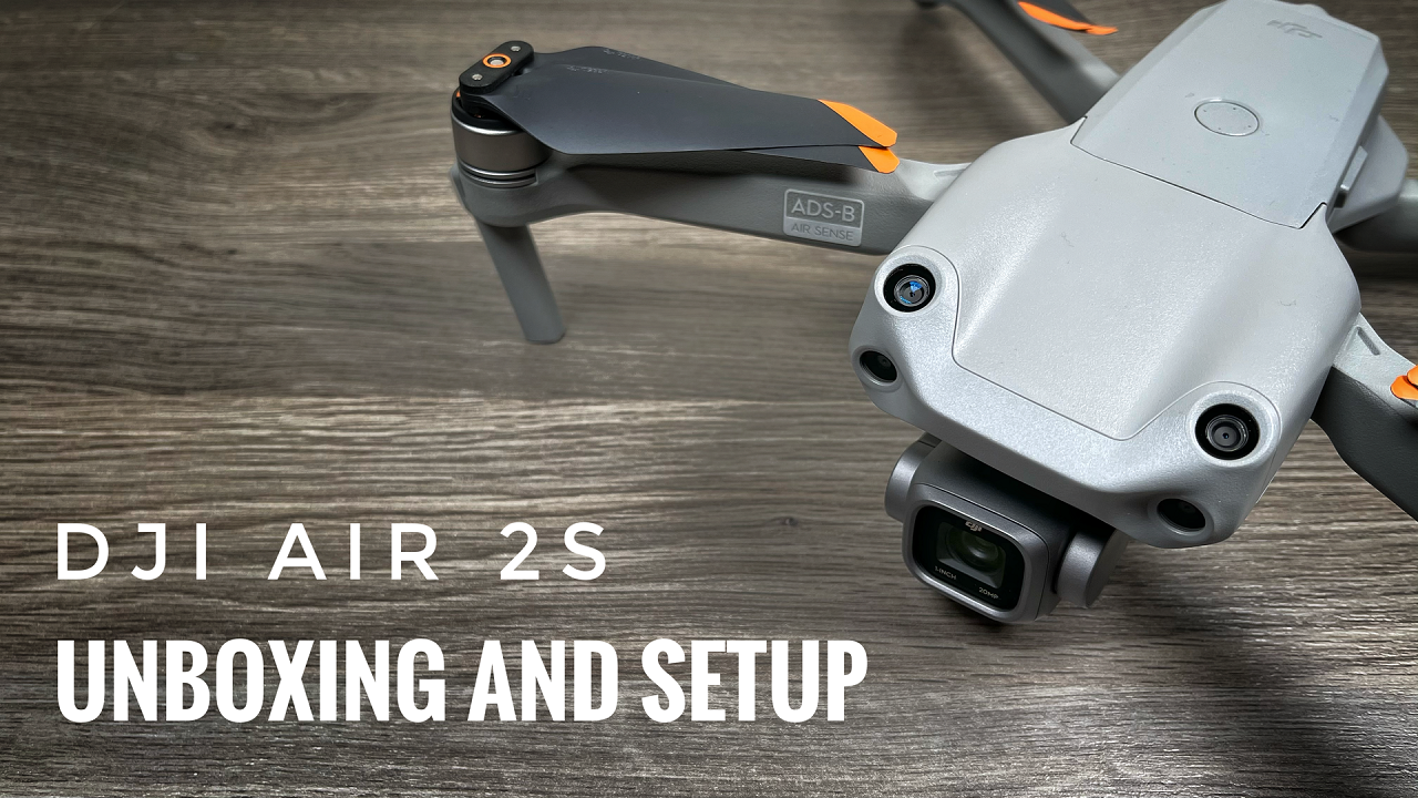 DJI Air 2S unboxing and setup.