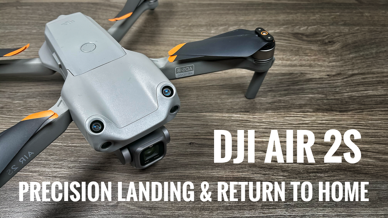 DJI Air 2S return to home and precision landing tutorial and demonstration.