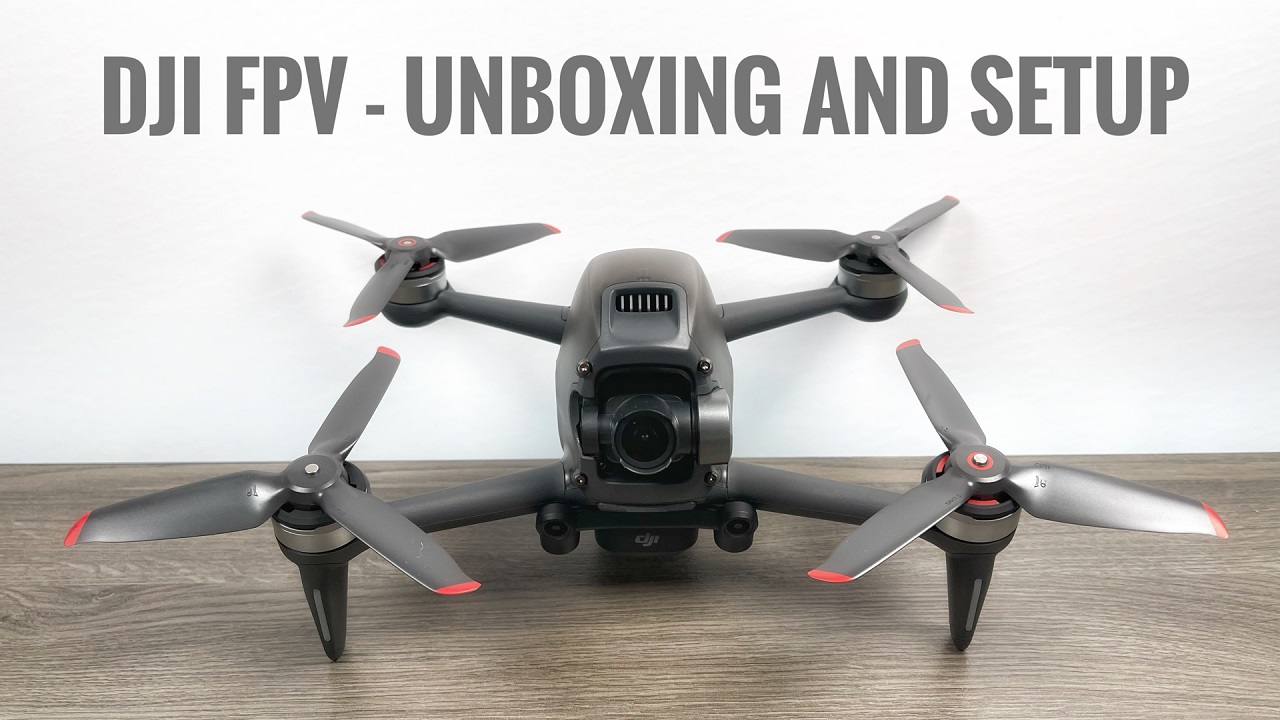 DJI FPV Combo unboxing and setup.