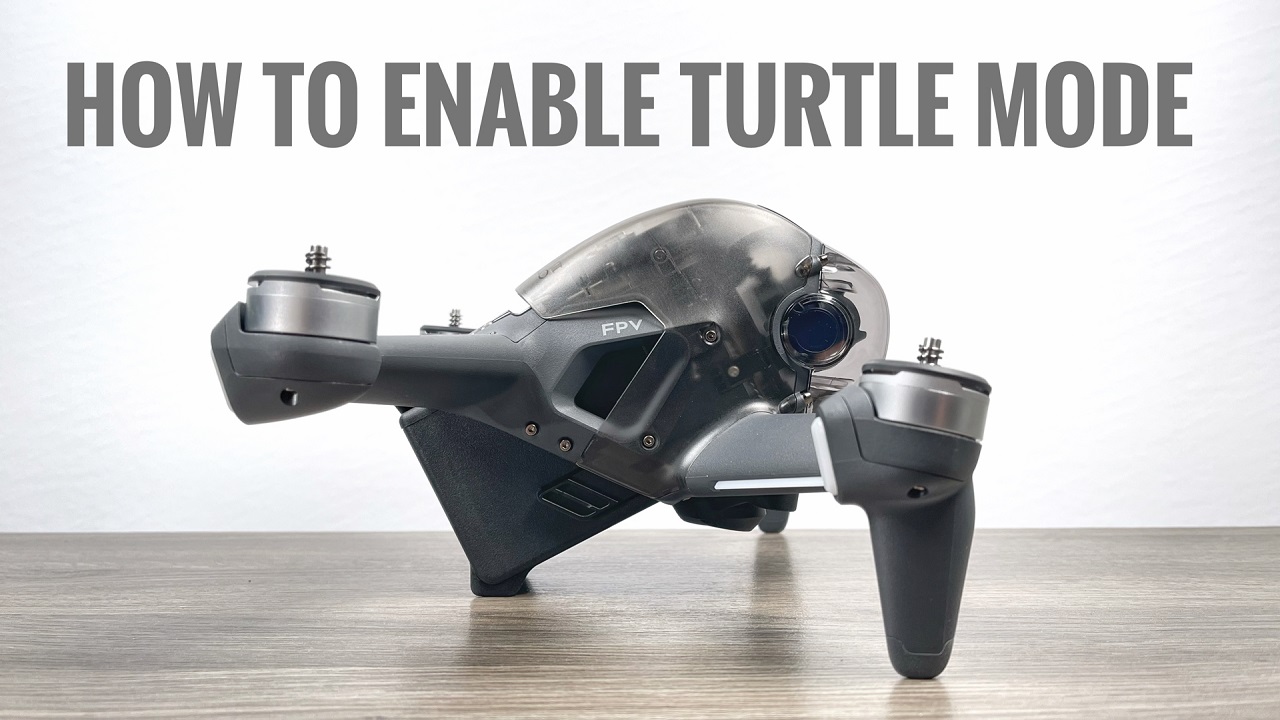 How to enable turtle mode on DJI FPV drone.