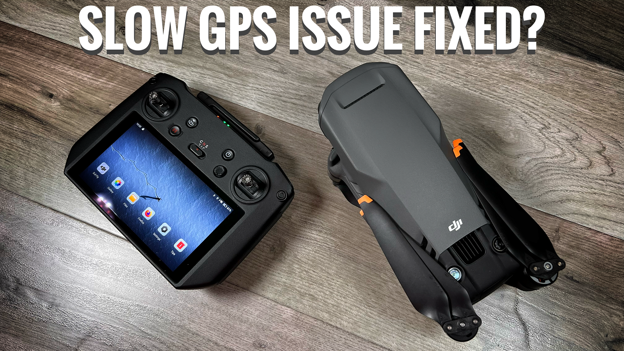 DJI Mavic 3 Firmware Update. Slow GPS Fixed and Test