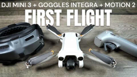 DJI Mini 3 Pro and Goggles Integra First Flight