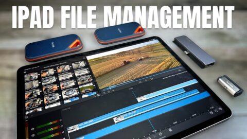 iPad File Management For Drone and GoPro Footage